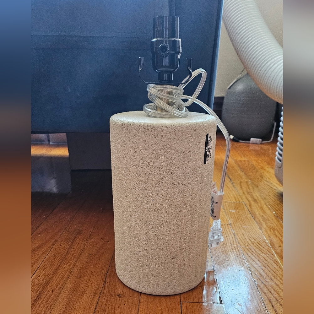 Textured Cream Table Lamp